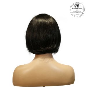 center wig machine made black wig remy hair tc027