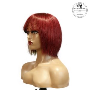 center wig machine made 99j wig remy hair h009