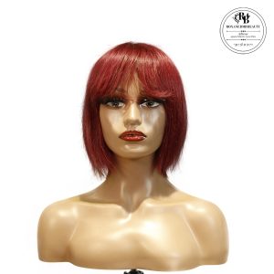 center wig machine made 99j wig remy hair h009
