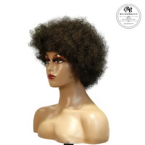 center wig machine made color wig remy hair