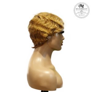 center wig machine made #27 wig remy hair h001