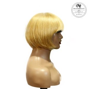 center wig machine made #27 wig remy hair h009
