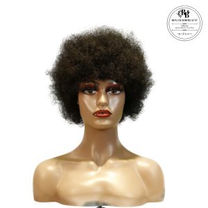 center wig machine made color wig remy hair