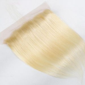 center wig remy hair 13x4 straight frontal #613