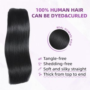 center wig asian raw hair black straight hair extensions
