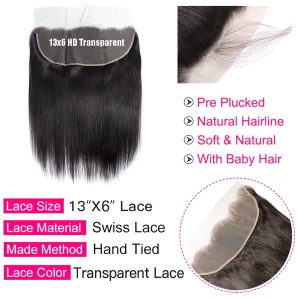 center wig asian raw hair 13x6 straight hd frontal