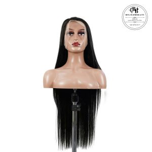 center wig 13x4 straight lace front wig natural black remy hair