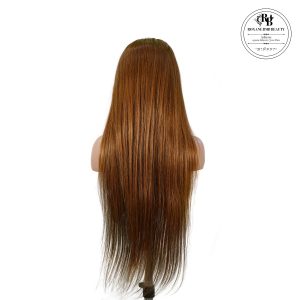 center wig 13x4 straight lace front wig 30 brown 26 inch remy hair