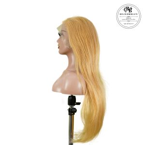 center wig 13x4 straight lace front wig 27 honey blonde remy hair