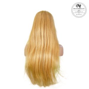 center wig 13x4 straight lace front wig 27 honey blonde remy hair