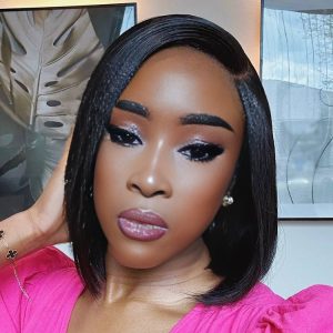 center wig 13x4 straight bob lace front wig natural black asian raw hair